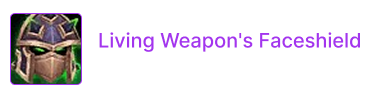 Living Weapon's Faceshield