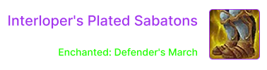 Interloper's Plated Sabatons