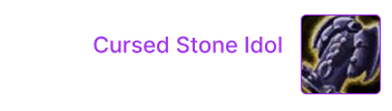 Cursed Stone Idol