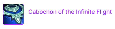 Cabochon of the Infinite Flight
